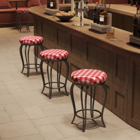 Bar Stools,Set of 2 Bar Chairs,25.5In Counter Bar Stools,Country Style Industrial,Easy to Assemble, with Footrest for Indoor Bar Dining Kitchen